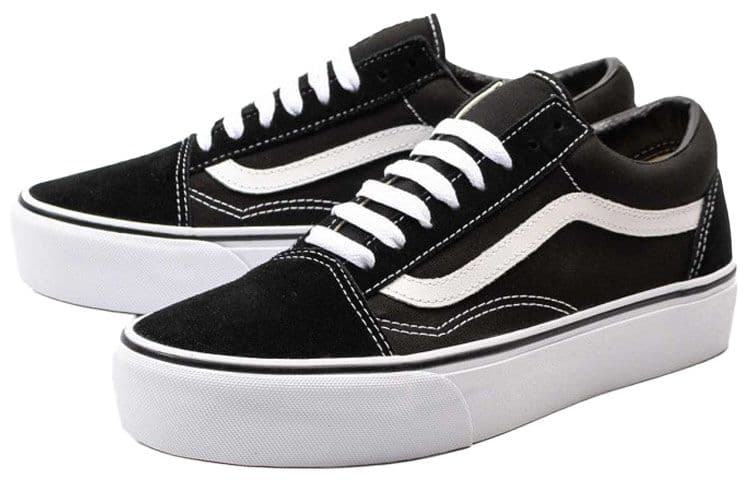 Кроссовки Vans Old Skool Platform Black White - изображение 4