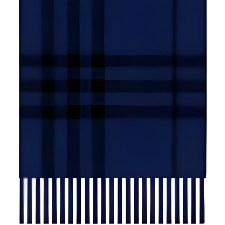 Шарф burberry 100% овечья шерсть Knit Scarves Unisex Синий - изображение 3