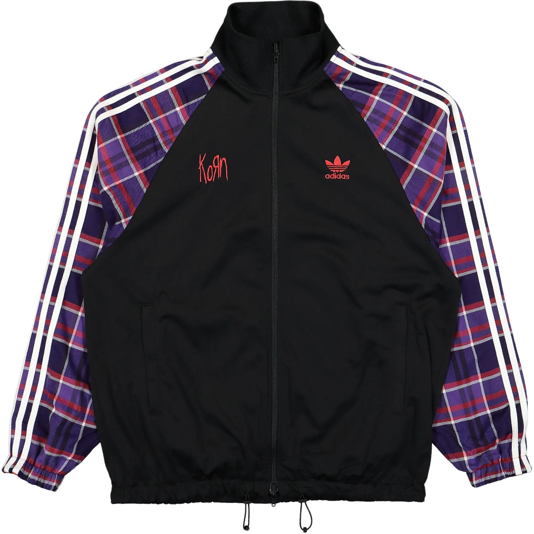 Куртка adidas originals x Korn TRACK TOP Куртки Пальто Унисекс Черный - изображение 7