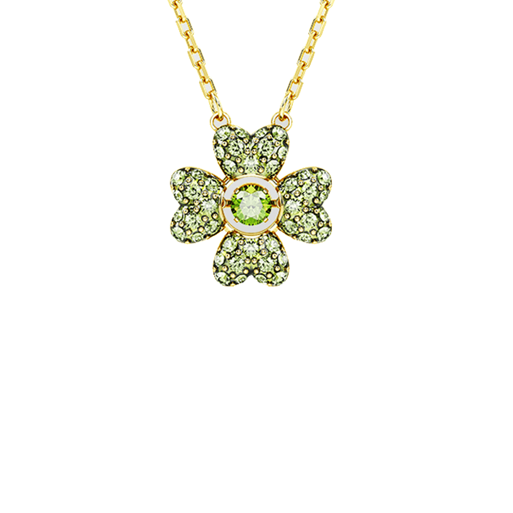 Ожерелье Swarovski Кубический цирконий Искусственный кристалл Ожерелье Женское Зеленое - изображение 2