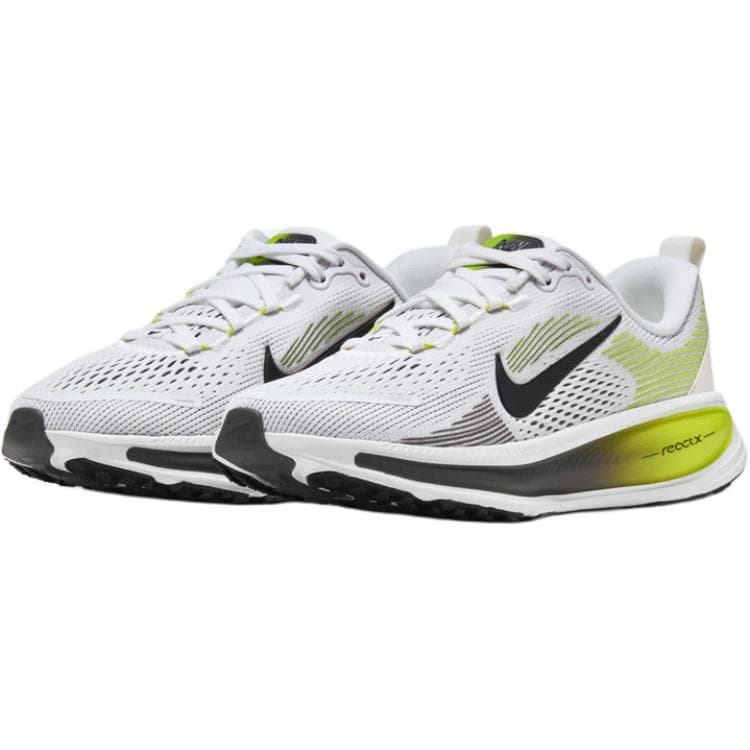 Кроссовки NIKE Vomero 18 Детские беговые кроссовки Low Топ Черный белый зеленый Kids - изображение 3