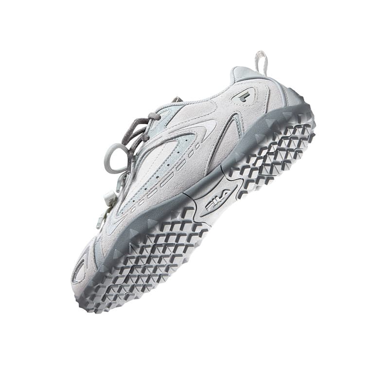 Кроссовки FILA FUSION BIANCO SLIM Повседневная обувь Лоу-топы Блекнущий Синий Грибной Серый (Предложение Увеличенный корпус универсальный размер) Женские - изображение 6