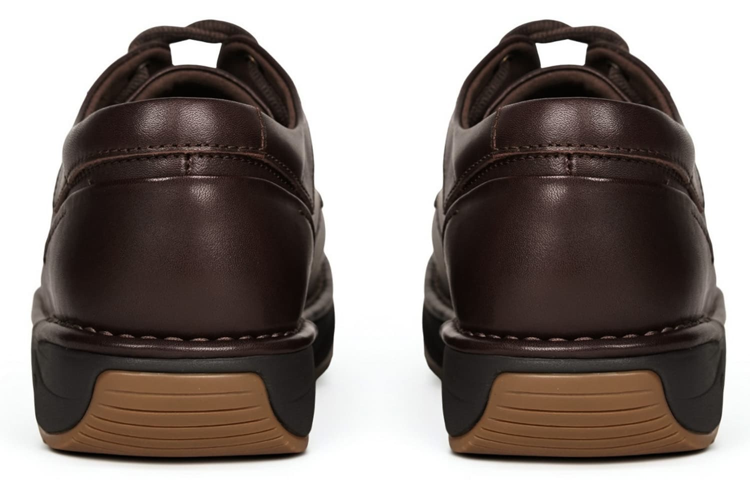 CLARKS Повседневные кожаные туфли Low Топ Темно-кофейный Мужской - изображение 2