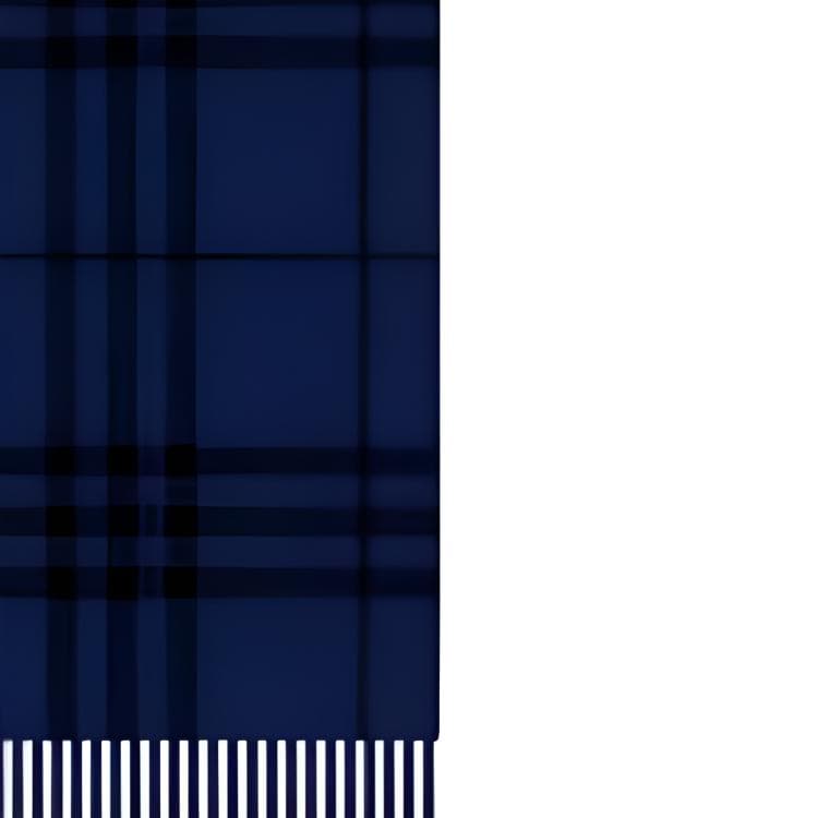 Шарф burberry 100% овечья шерсть Knit Scarves Unisex Синий - изображение 2