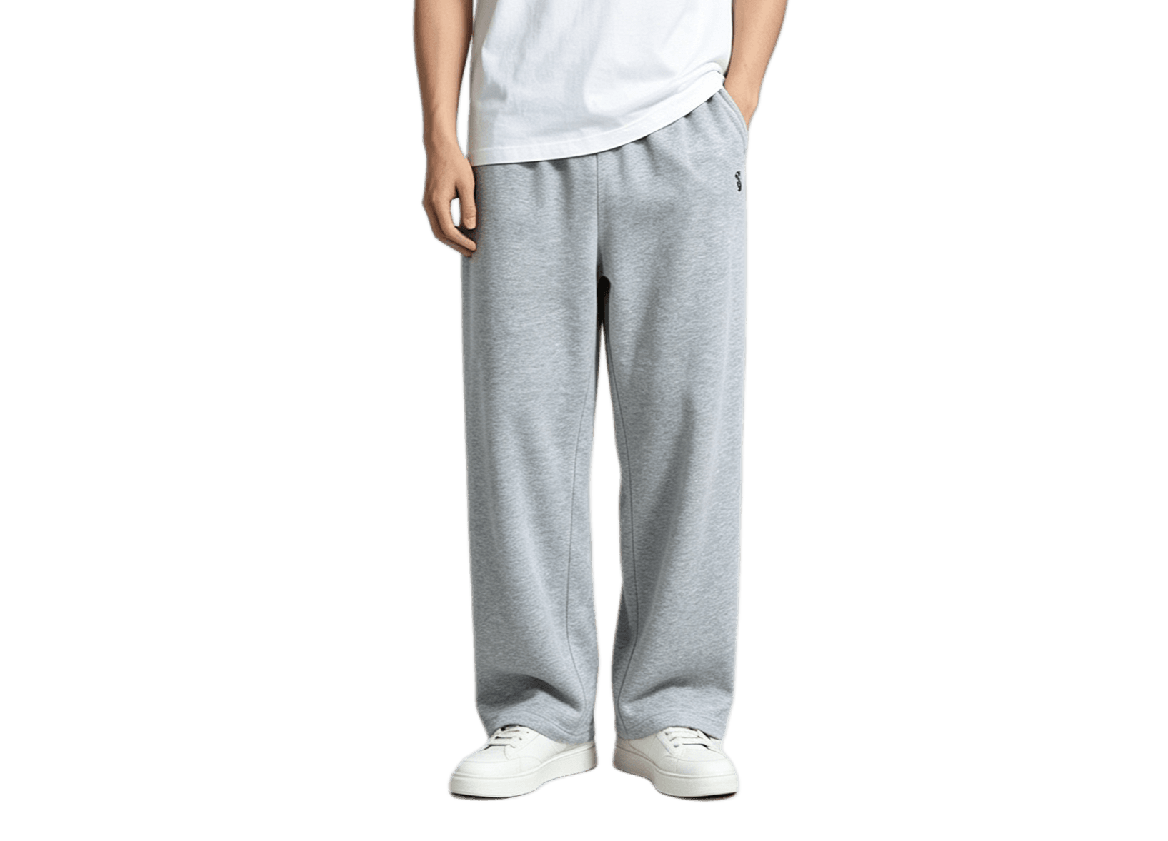 Штаны MLB Basic Collection 26FW Повседневные штаны Унисекс Серый - изображение 1