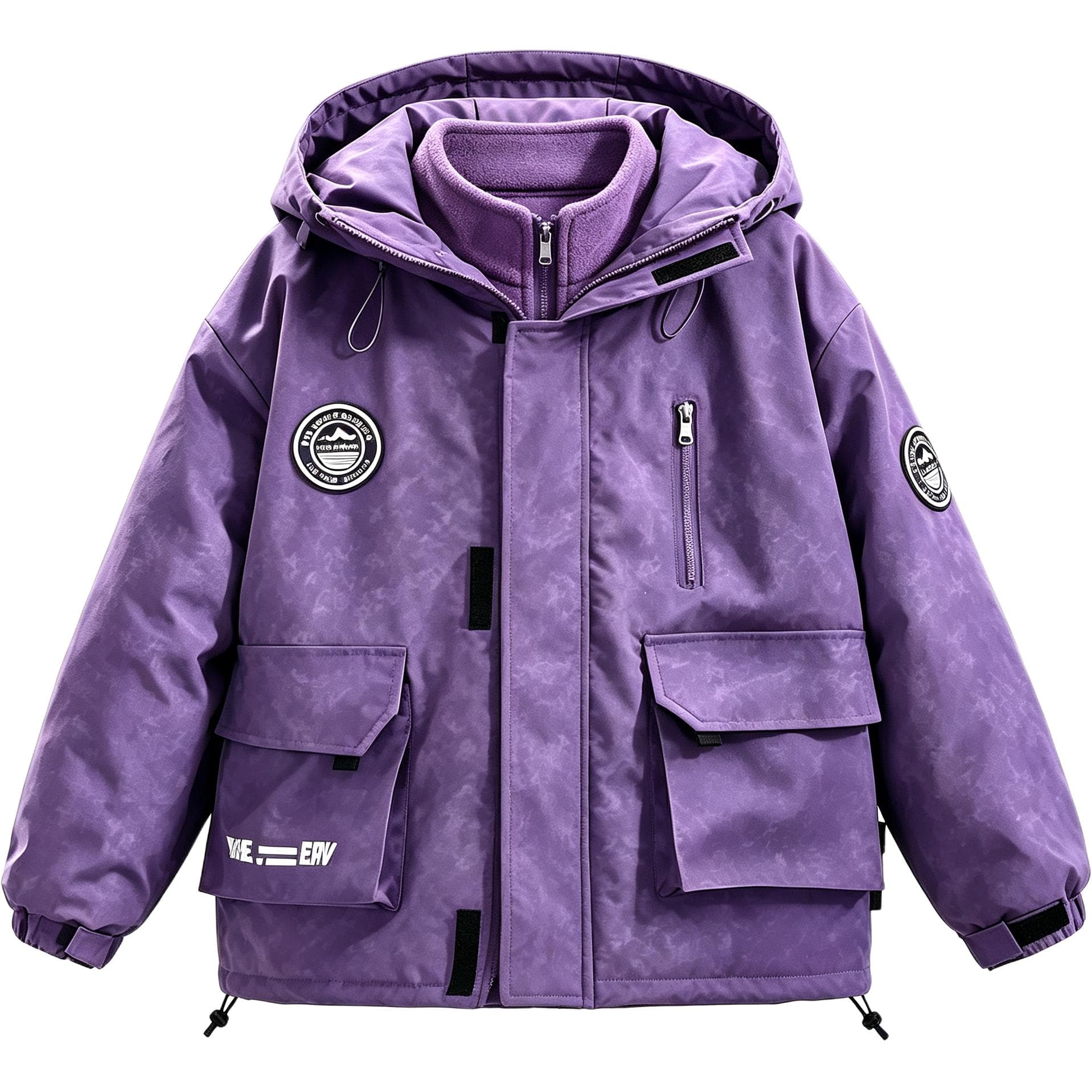BOBBY ABLEY Фиолетовый Tie Dye Kids Туристическая одежда - изображение 1
