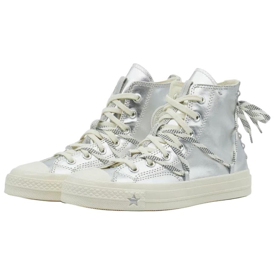 Кеды Converse Chuck TAYLOR Seasonal Кеды High Топ Серебряный Женские - изображение 3