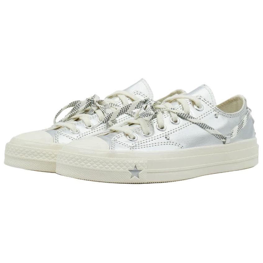 Кеды Converse Chuck TAYLOR Seasonal Кеды Low Топ Серебряный Женские - изображение 3