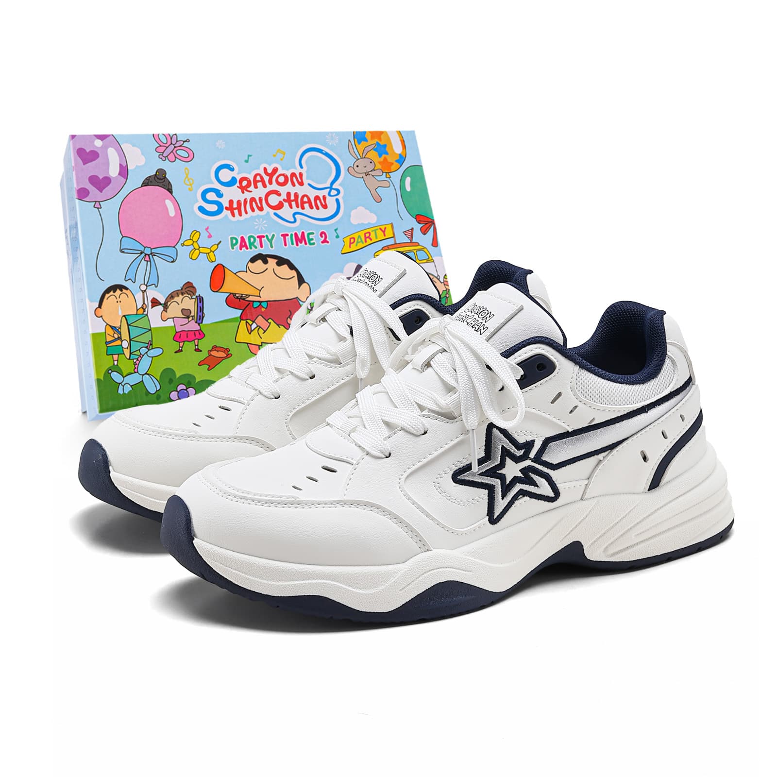 Кроссовки Crayon Shinchan Массивные кроссовки Low Топ Унисекс - изображение 1