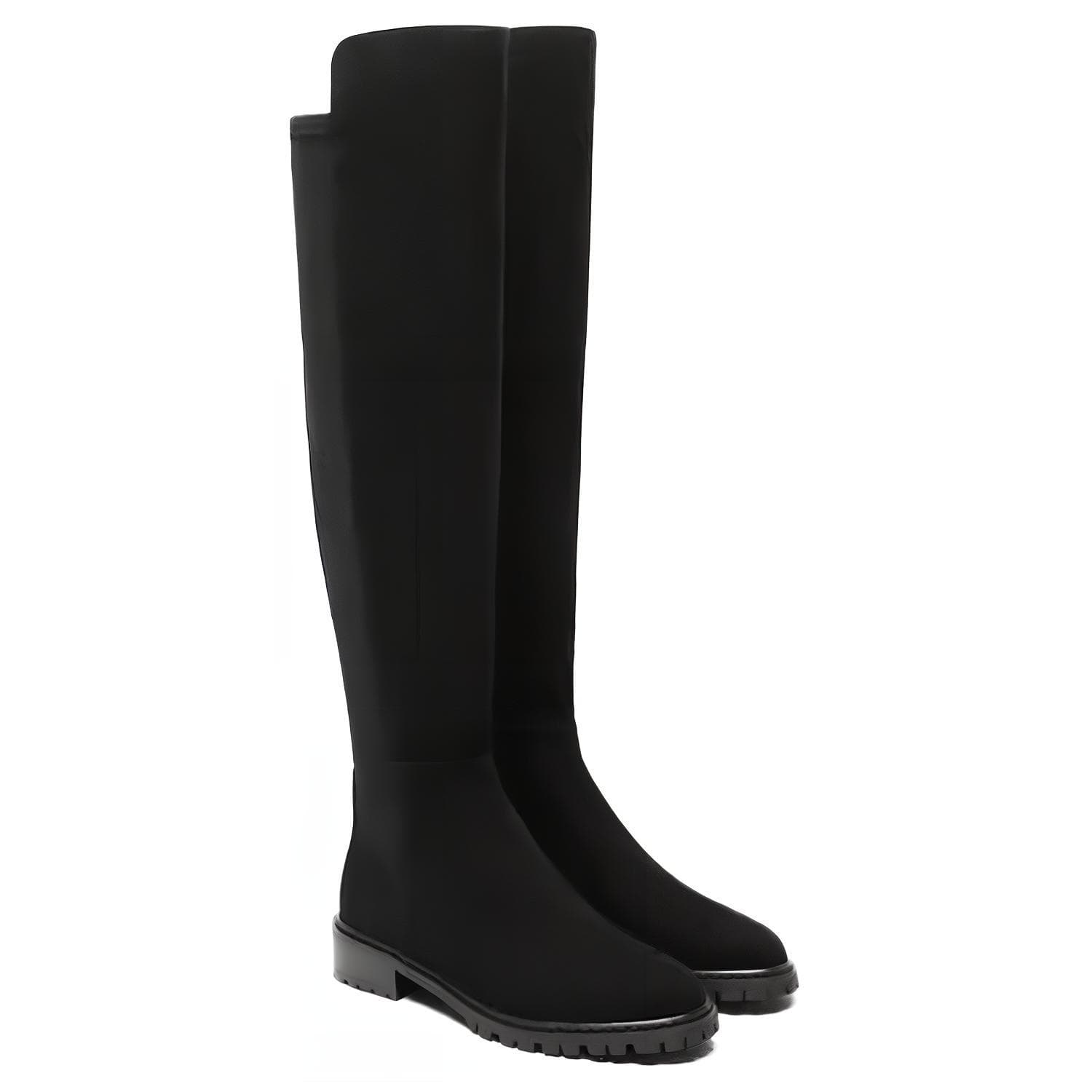 Ботинки stuart weitzman SW 5050 Городской Колено High Ботинки 3 см Женские Черный - изображение 4