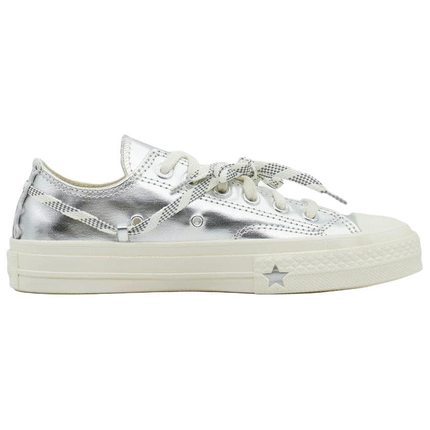 Кеды Converse Chuck TAYLOR Seasonal Кеды Low Топ Серебряный Женские - изображение 2