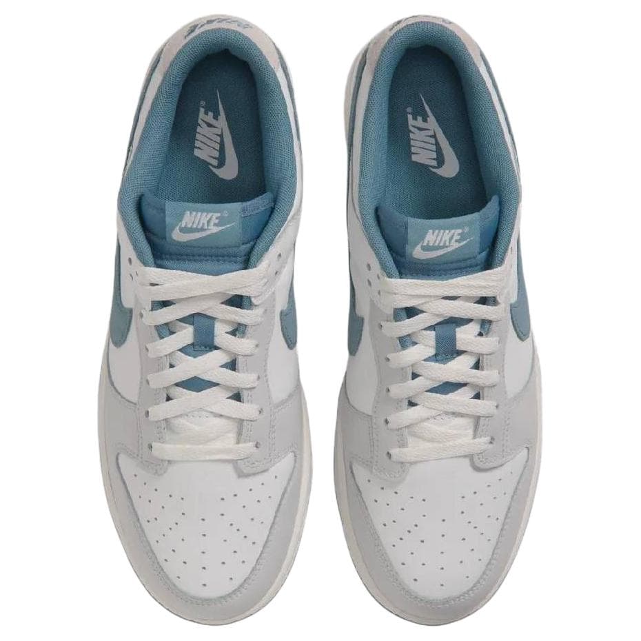 Кроссовки NIKE DUNK Кеды для скейтбординга Low Топ Белый и синий цвет Унисекс - изображение 4
