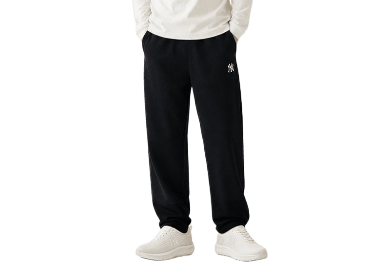 Штаны MLB New York Yankees 26FW Повседневные штаны Унисекс Черные - изображение 1
