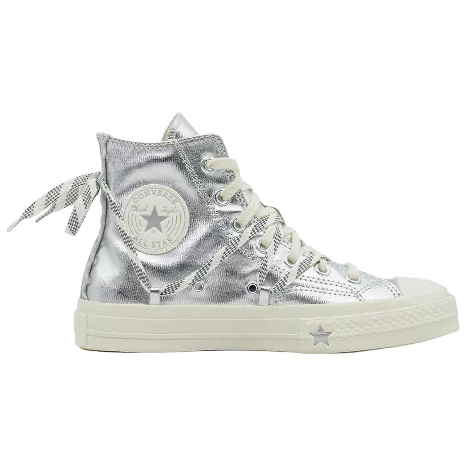 Кеды Converse Chuck TAYLOR Seasonal Кеды High Топ Серебряный Женские - изображение 2