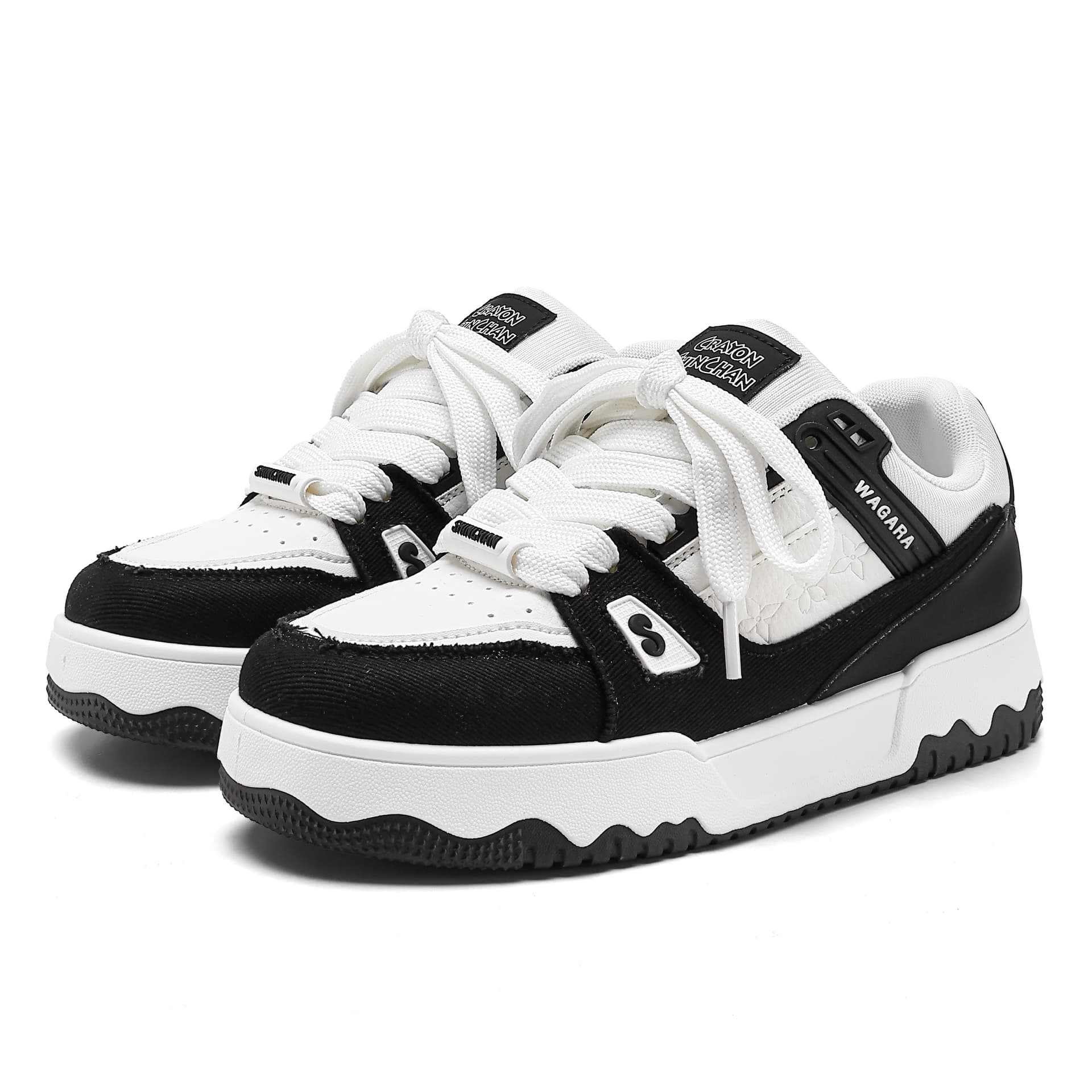 Кроссовки Crayon Shinchan Кеды для скейтбординга Low Топ Унисекс - изображение 2