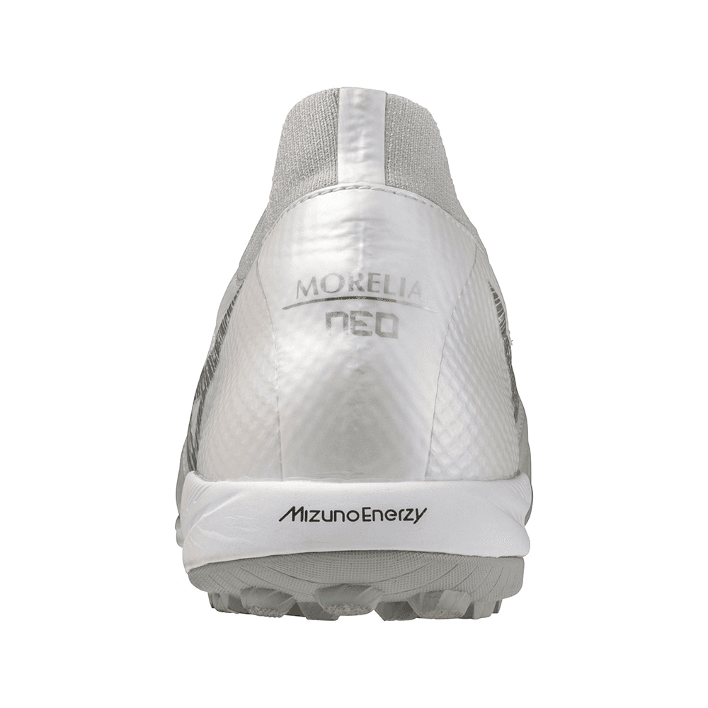 Кроссовки для спортзала Mizuno Morelia Neo Sala B Тренировочные кроссовки Низкий Топ Ultra Белый жемчуг X Галактический серебряный 09 Унисекс - изображение 4