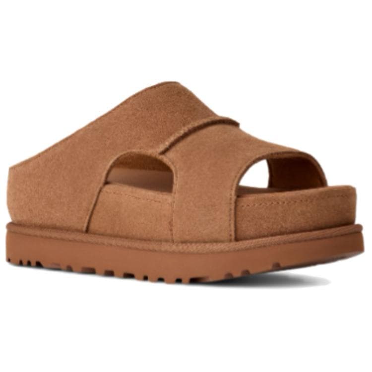 Сандалии UGG Износостойкие Шлепанцы Женские Каштановые - изображение 4