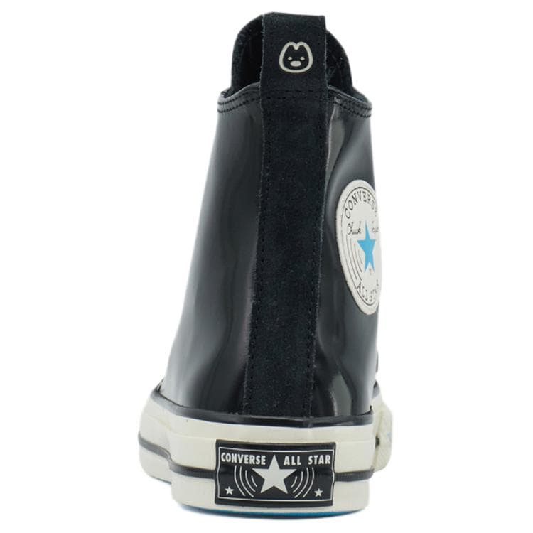 Кроссовки Converse Chuck TAYLOR Seasonal Кеды для скейтбординга High Топ Синий черный Женские - изображение 4