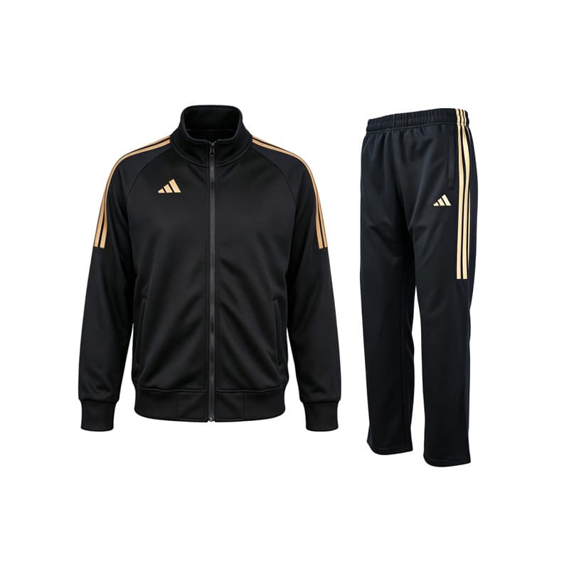 Adidas Спортивный Костюм Черный золотой Стиль Детский - изображение 1