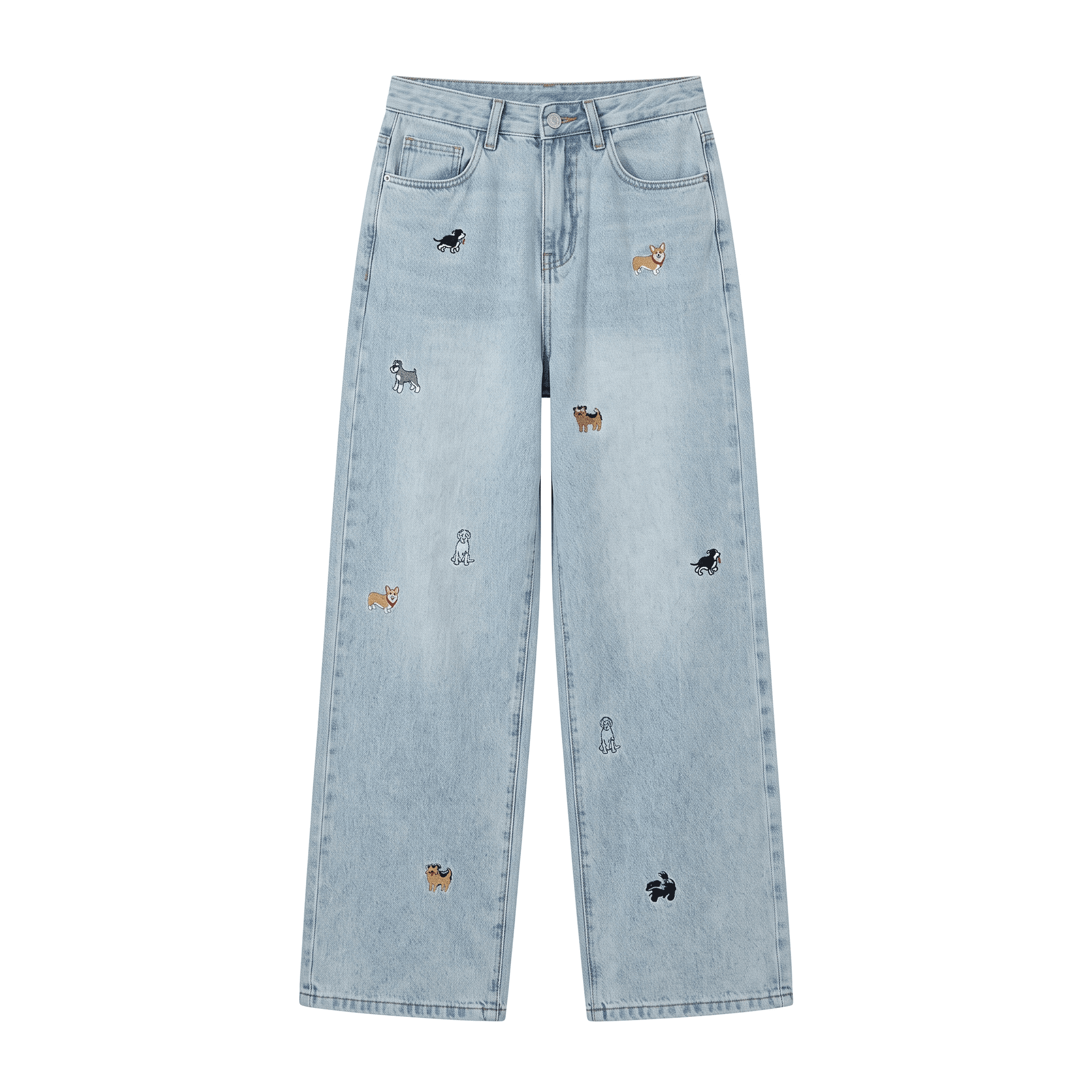 Джинсы dickies Винтажный синий Удлиненная длина Женские Джинсы - изображение 1