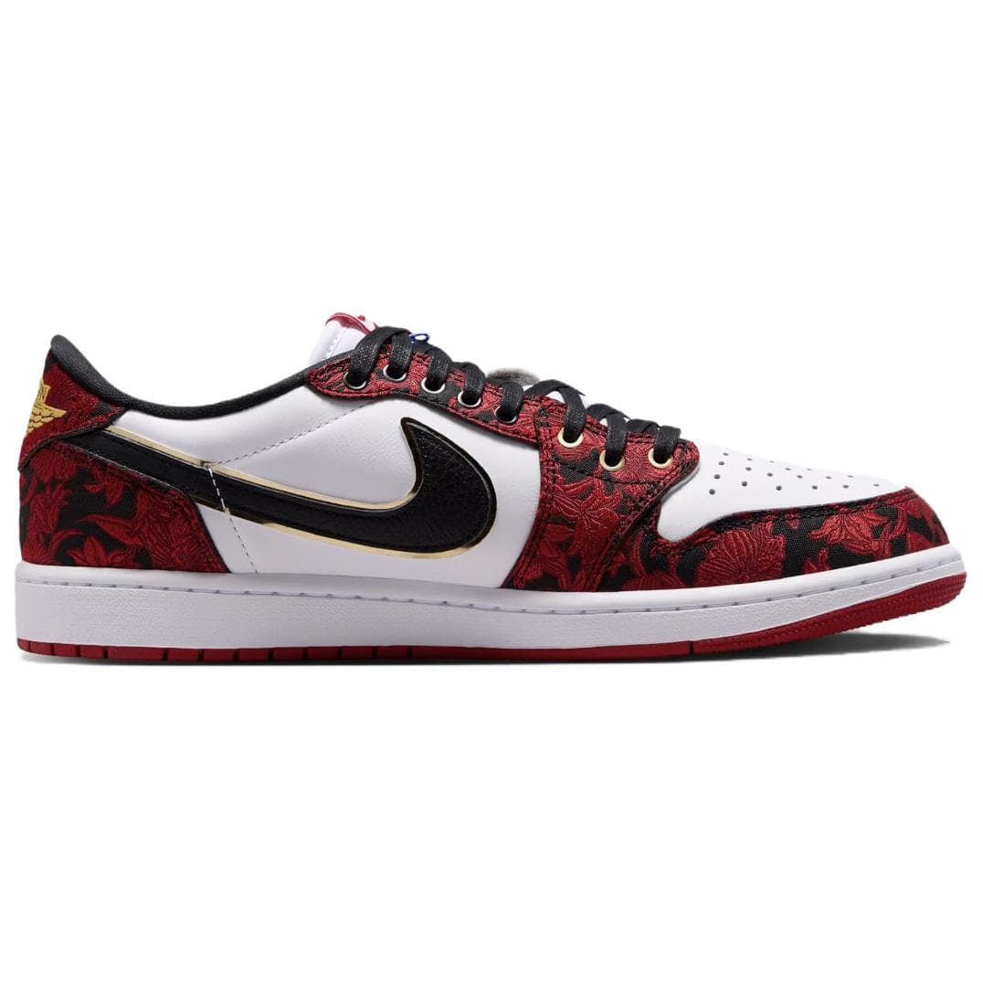 Ретро баскетбольные кроссовки Jordan Air Jordan 1 Ретро-баскетбольные кроссовки Low Топ Черный Красный Унисекс - изображение 2