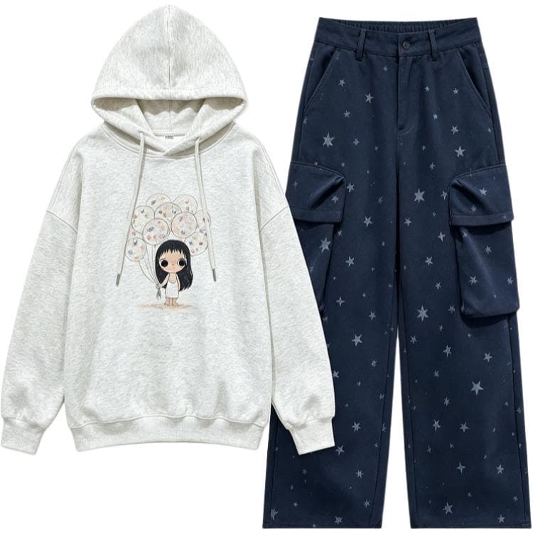 SHIBU 79020 Набор Magic Цветы Kids Повседневный Спортивный Костюм Комплекты - изображение 1
