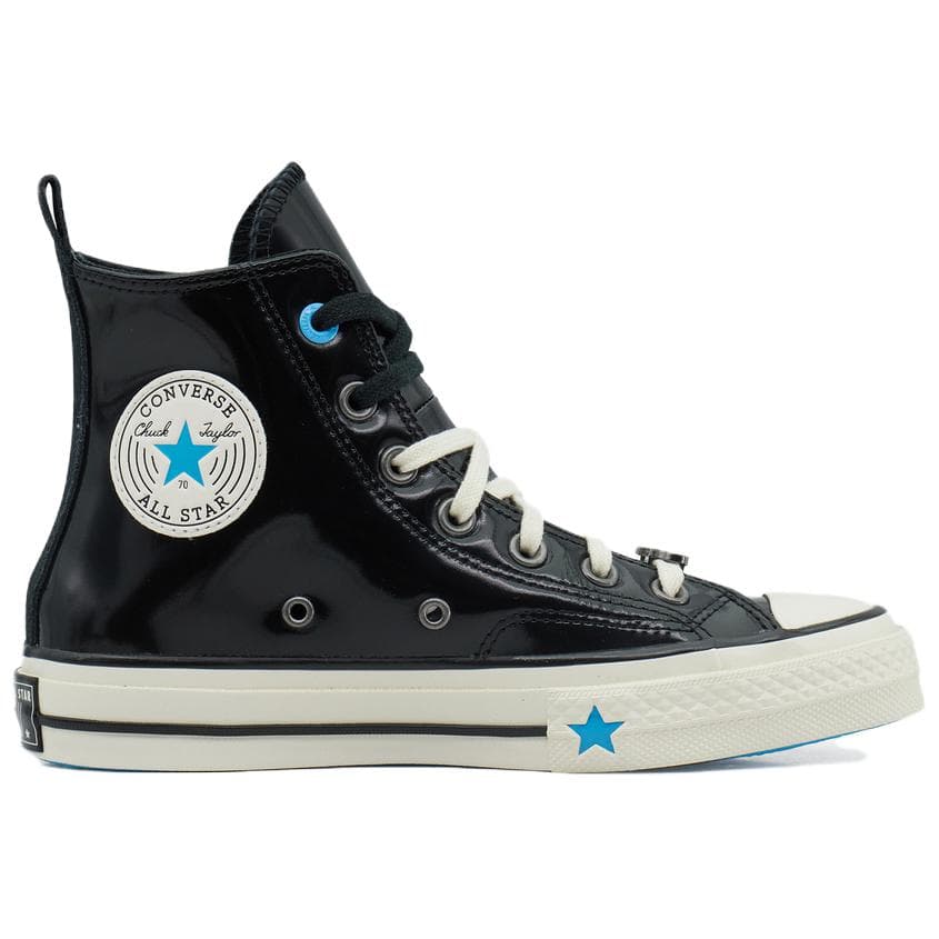 Кроссовки Converse Chuck TAYLOR Seasonal Кеды для скейтбординга High Топ Синий черный Женские - изображение 2