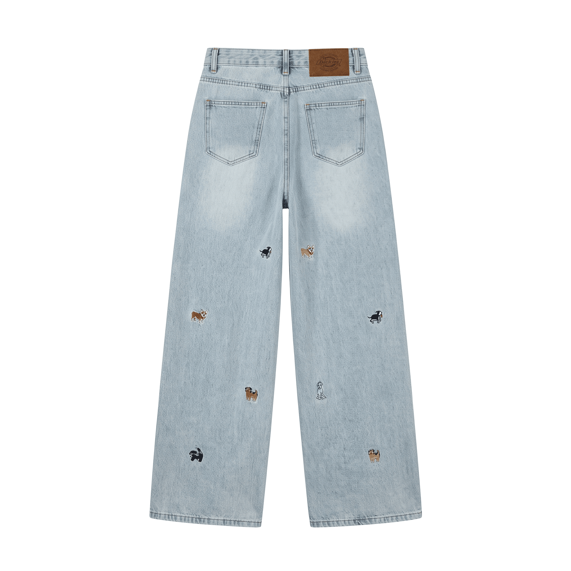Джинсы dickies Винтажный синий Удлиненная длина Женские Джинсы - изображение 2