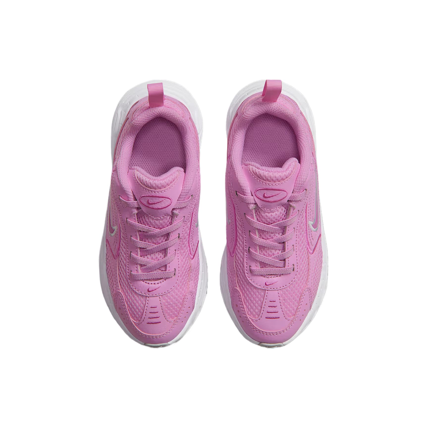 Кроссовки NIKE Детские беговые кроссовки Low Топ Поднимающийся розовый Белый Белый золотой Озорной Розовая кожаная Kids - изображение 3