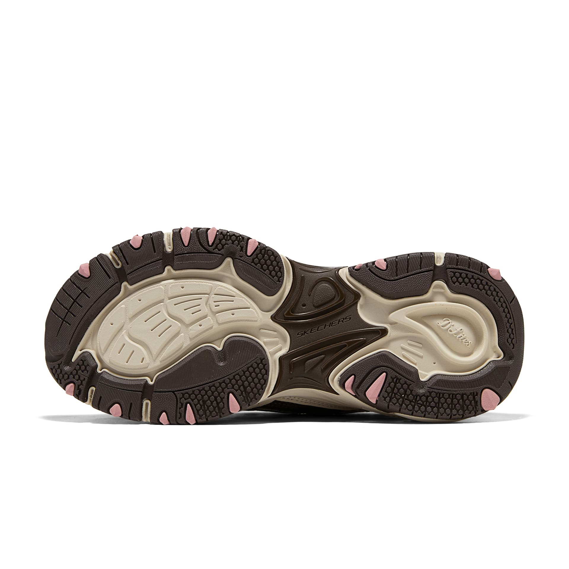 Кроссовки Skechers D'LITES 6,0 Chunky Sneakers Low Top Natural Brown Women's - изображение 5