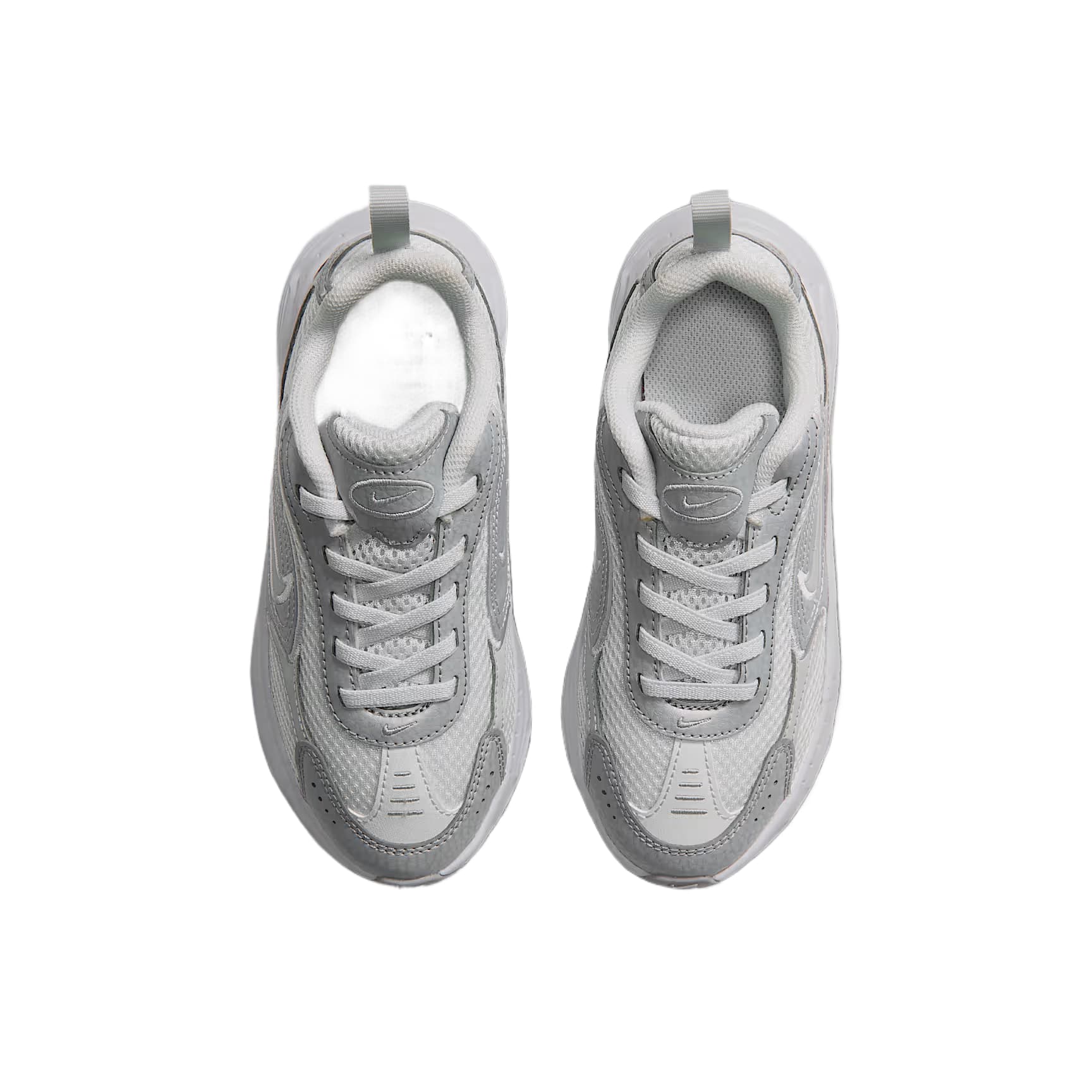 Кроссовки NIKE Детские беговые кроссовки Low Топ Экрю Металлическое серебро Туманно-серый Kids - изображение 3