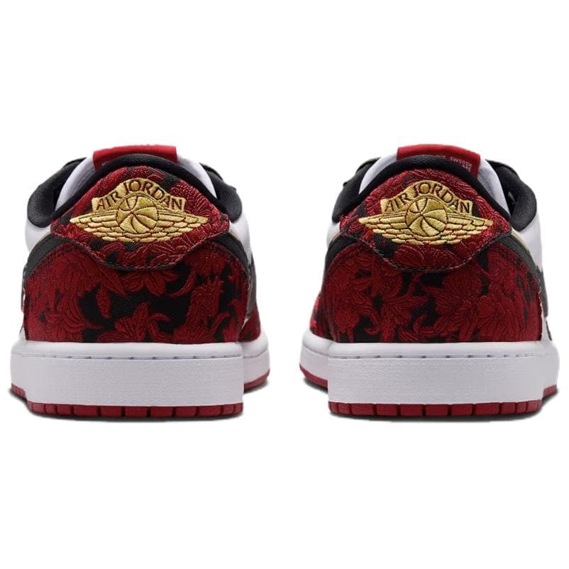 Ретро баскетбольные кроссовки Jordan Air Jordan 1 Ретро-баскетбольные кроссовки Low Топ Черный Красный Унисекс - изображение 5
