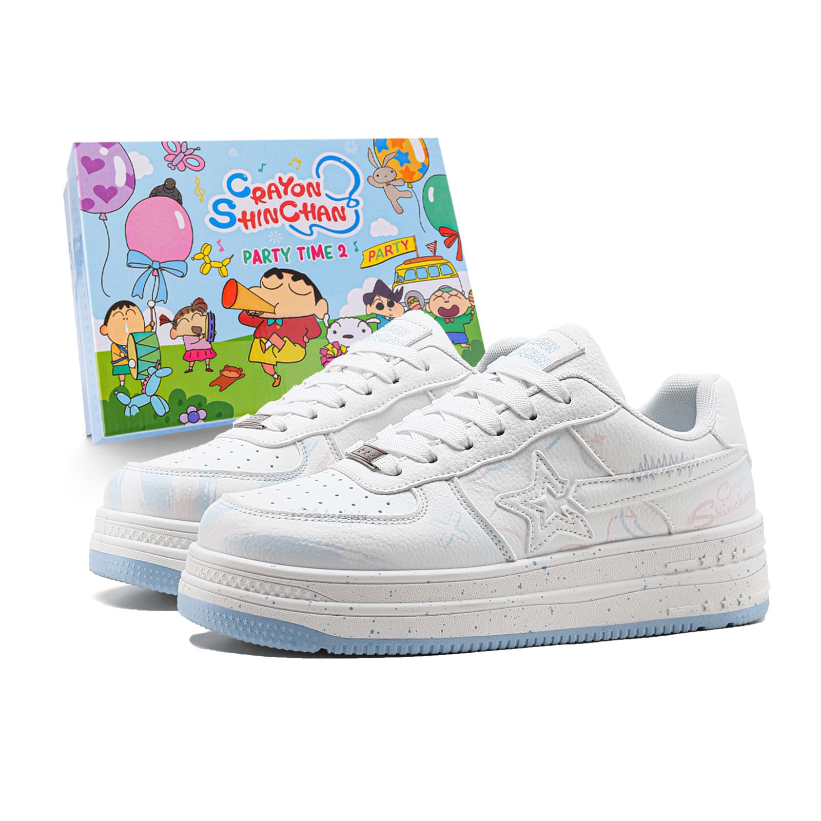 Кроссовки Crayon Shinchan Повседневная обувь Low Топ Унисекс - изображение 1