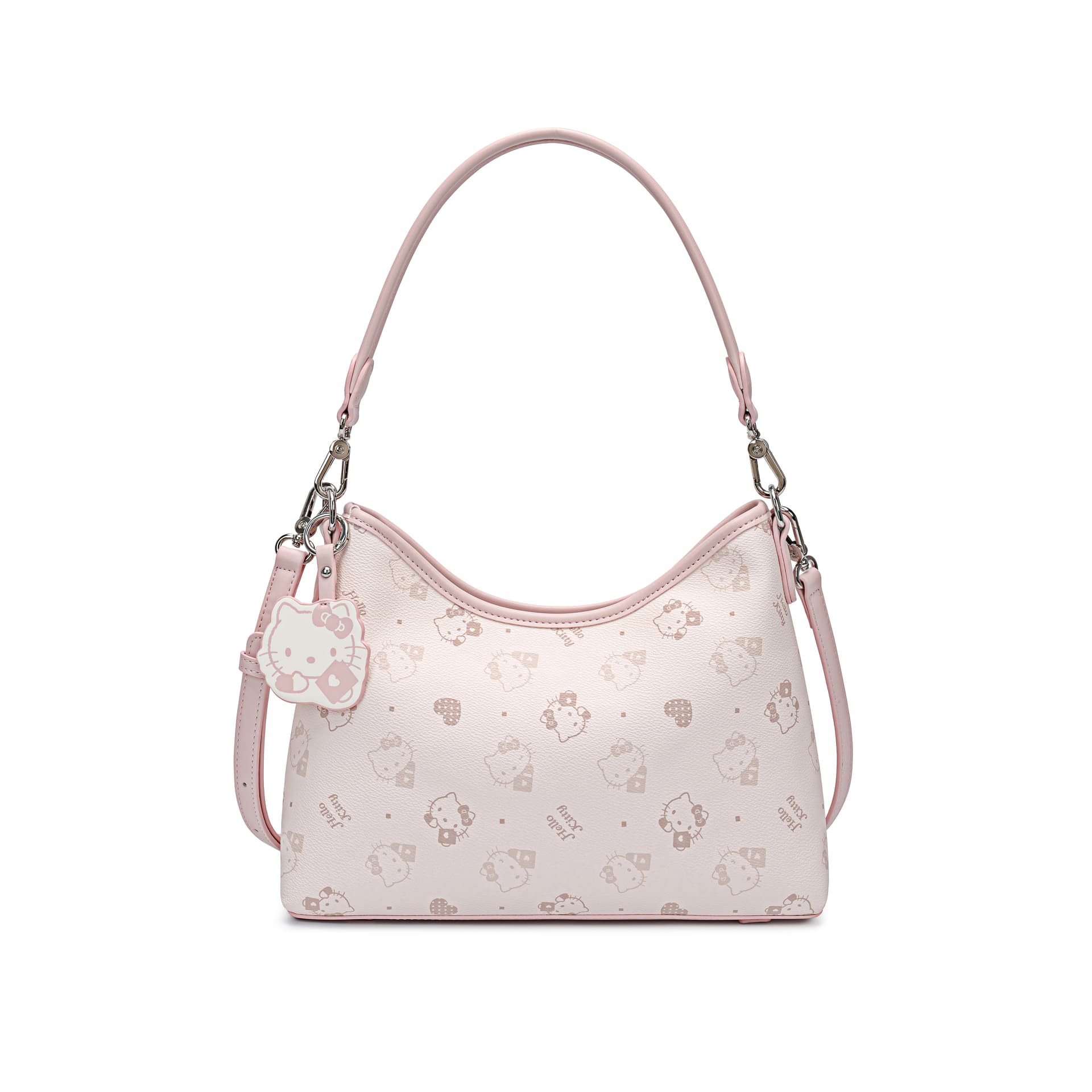 Мини-сумка Санрио Hello Kitty ПУ (полиуретан) Сумка через плечо Сумка для плеча Женская Персиково-розовая Синяя - изображение 1