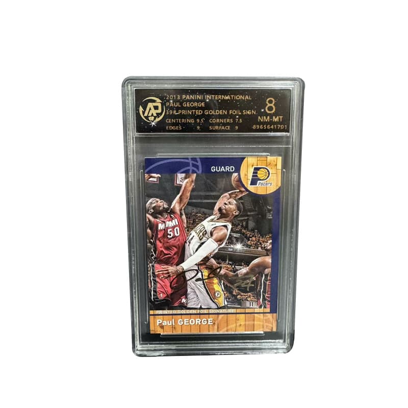PANINI Международный размер Pacers Павл Джордж Пик энд Ролл Выдающийся Затяжной Сертифицированные карточки 1 шт - изображение 3