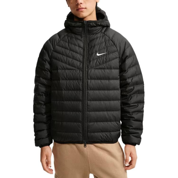 Зимняя куртка NIKE WINDRUNNER Черный мужской Пуховики - изображение 1