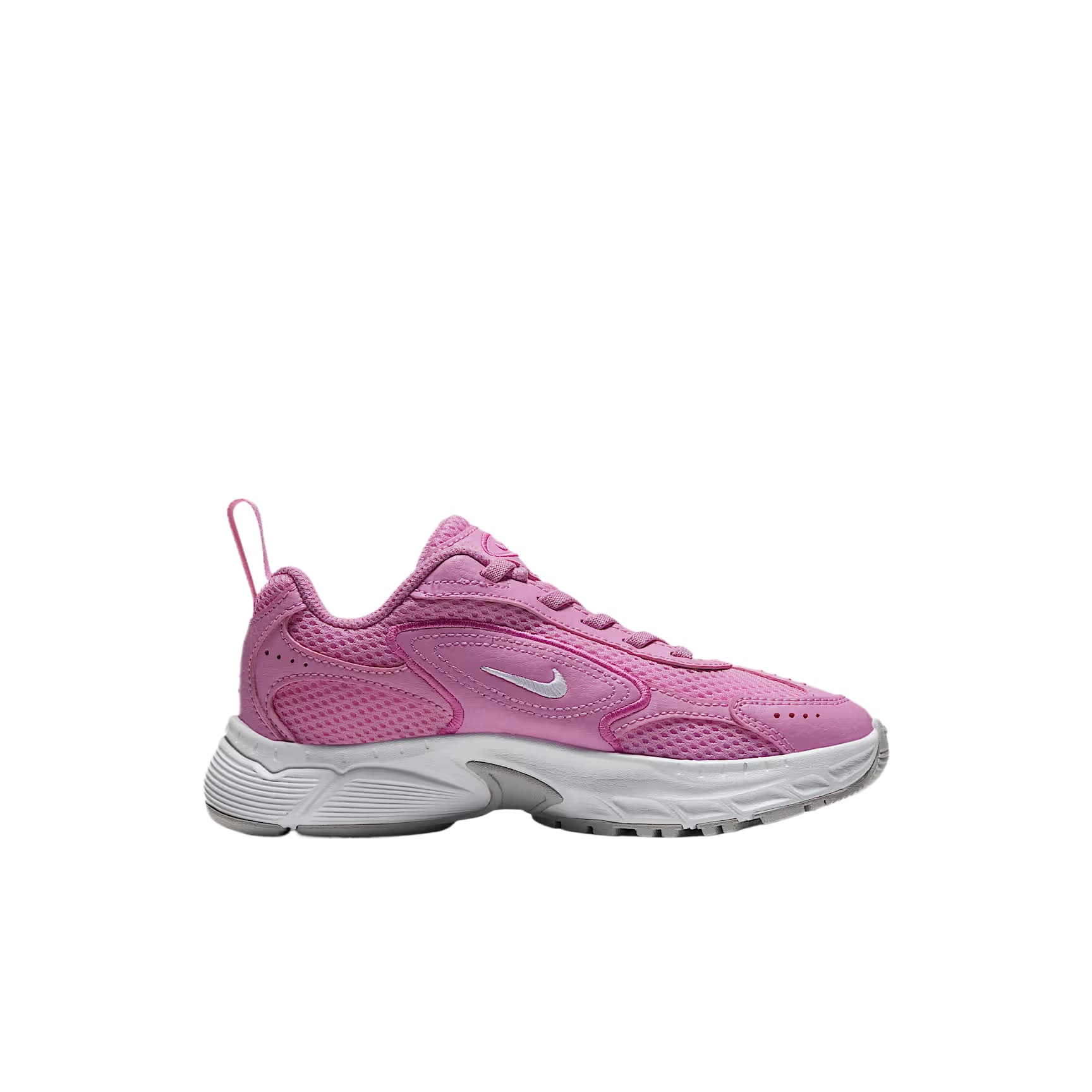 Кроссовки NIKE Детские беговые кроссовки Low Топ Поднимающийся розовый Белый Белый золотой Озорной Розовая кожаная Kids - изображение 2