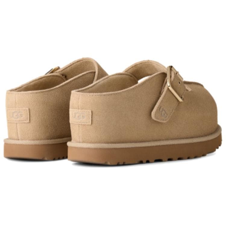 UGG Goldenstar Спилок Коровья Кожа Платформа Туфли Мэри Джейн Женские Горчично-Зеленые - изображение 6