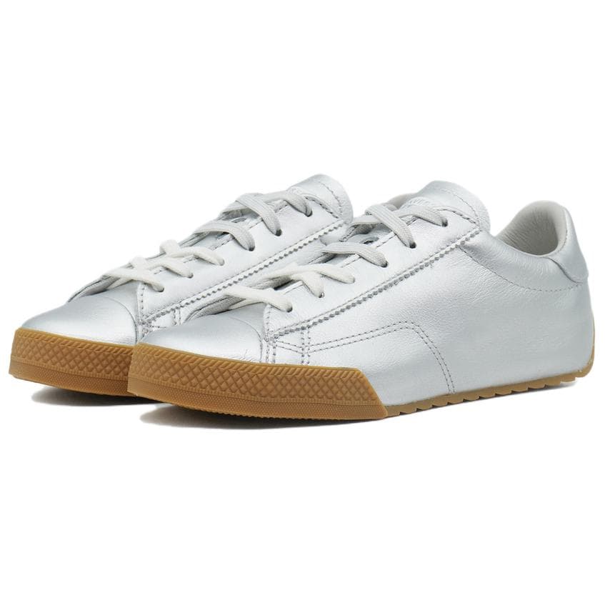 Кроссовки Converse Chuck TAYLOR Seasonal Повседневная обувь Low Топ Серебряный Женские - изображение 3