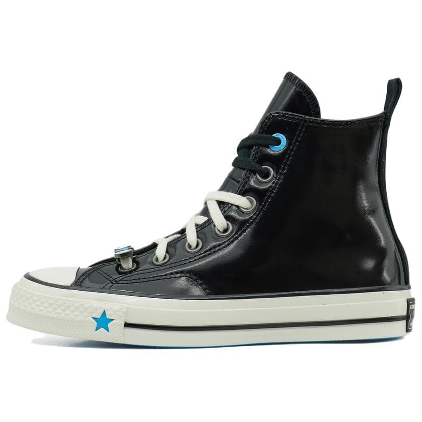 Кроссовки Converse Chuck TAYLOR Seasonal Кеды для скейтбординга High Топ Синий черный Женские - изображение 1