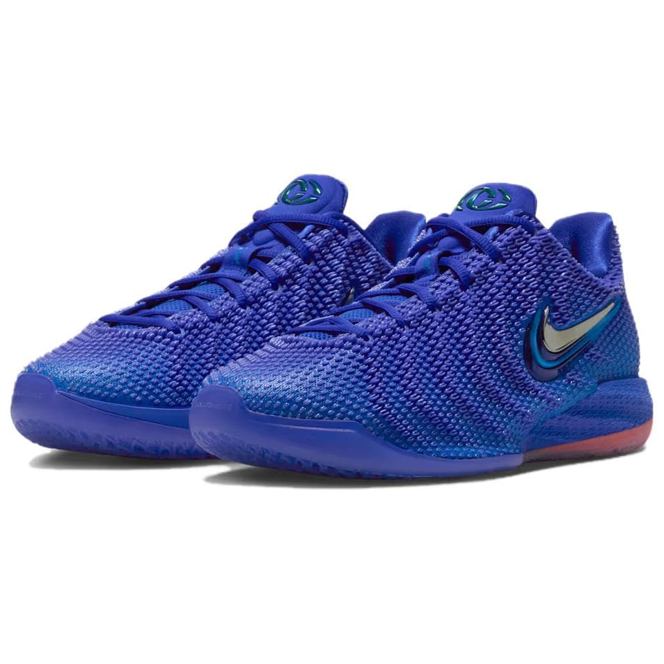 Кроссовки для баскетбола NIKE Caitlin 1 Износостойкий Поддержка Лоу-топы Баскетбольные кроссовки Унисекс Синий - изображение 3