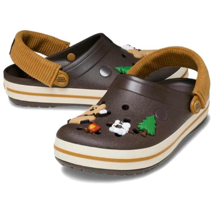 Сабо CROCS Сабо резиновые Оливковый коричневый Унисекс - изображение 5