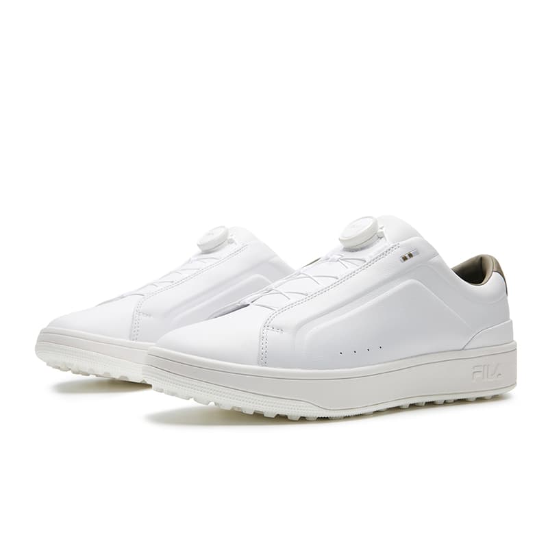 Кроссовки для гольфа fila GF 1911 Trainer Обувь для гольфа Low Топ FILA белый Мужской - изображение 3