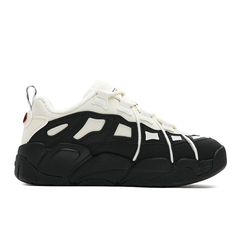 Кроссовки FILA Basket Массивные кроссовки Low Топ Черный белый Женские - изображение 2