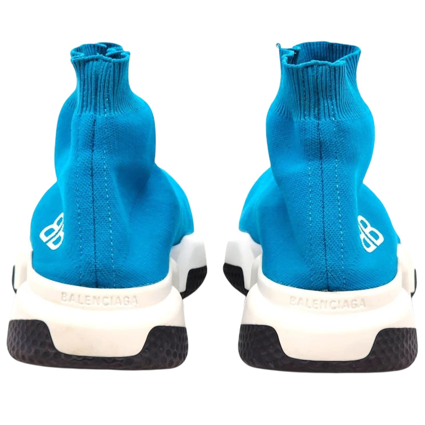 Кроссовки Balenciaga Speed Повседневная обувь High Топ Синий Женские - изображение 5