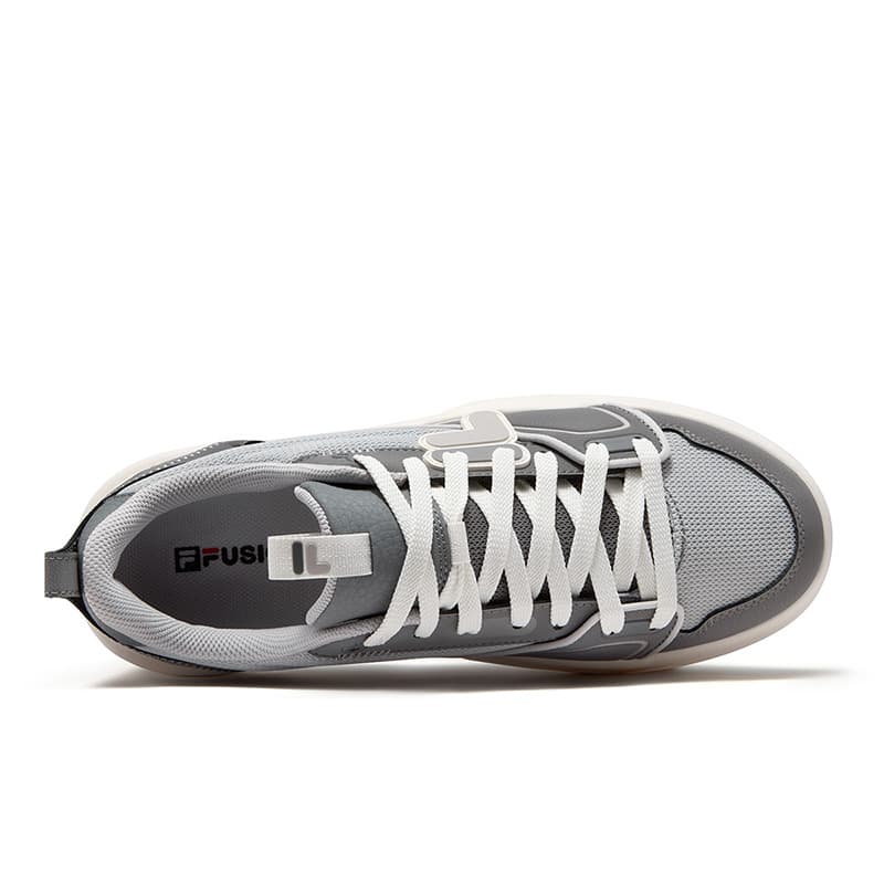 Кроссовки FILA FUSION GRIND Jump Skateboard Shoes Кеды для скейтбординга Низкий Топ Небесный Серый Снег Мужской - изображение 4