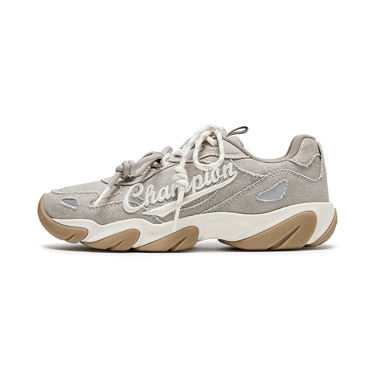 Кроссовки Champion Chunky Sneakers Low Top Pine Velvet Light Brown Milk White Men's - изображение 1