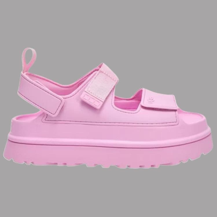 Шлёпанцы UGG GoldenGlow One Шнуровые Сандалии Женские Розовые - изображение 2