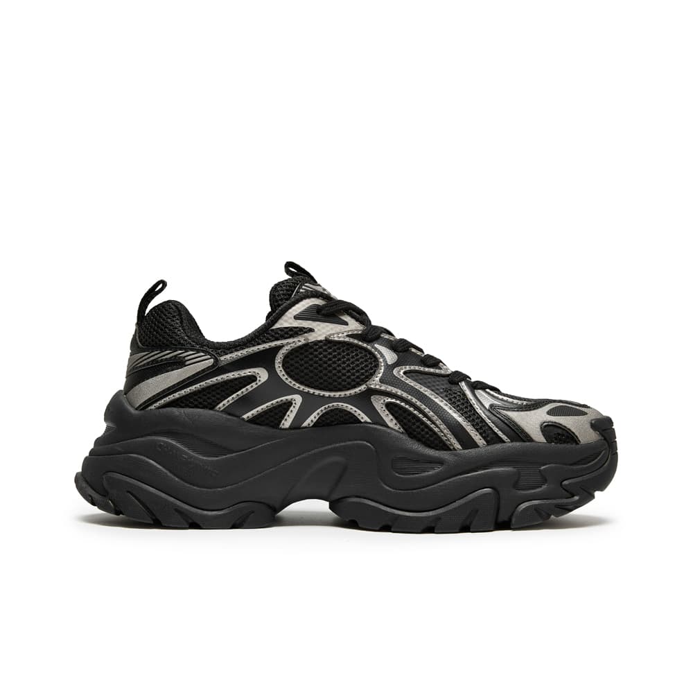 Кроссовки Champion Chunky Sneakers Low Top Black Silver White Men's - изображение 2