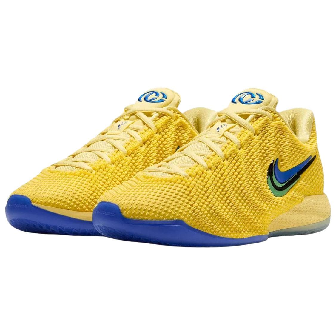 Кроссовки для баскетбола NIKE Caitlin 1 Баскетбольные кроссовки Low Топ Горчичный желтый Унисекс - изображение 3